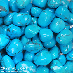 Blue Howlite Tumble/ 100g