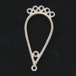 Sterling Silver 5 String Clasp (Pair) 