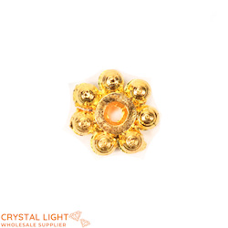 China, glassware and earthenware wholesaling: Gold Beaded Disc Spacer /10g