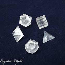 Clear Quartz Geometric Set