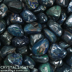 China, glassware and earthenware wholesaling: Azurite Tumble