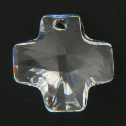 China, glassware and earthenware wholesaling: Swarovski Crystal (001) Cross 19mm