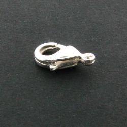 Small Bright Silver Lobster Clasp