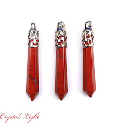 Red Jasper Long Pendant