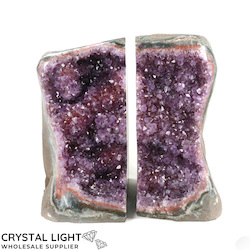 China, glassware and earthenware wholesaling: Amethyst Bookends