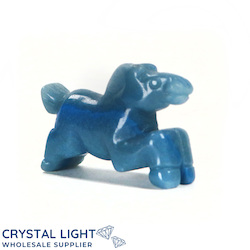 Blue Quartz Horse