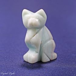 China, glassware and earthenware wholesaling: Amazonite Cat