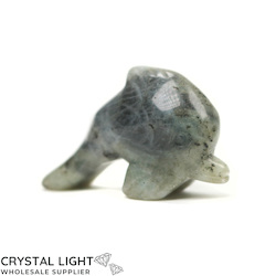 China, glassware and earthenware wholesaling: Labradorite Dolphin