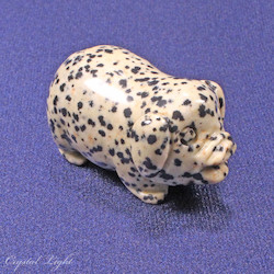 China, glassware and earthenware wholesaling: Dalmatian Jasper pig