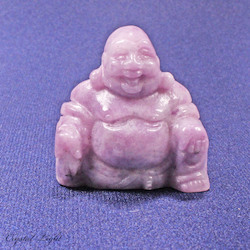 Light Lepidolite Buddha