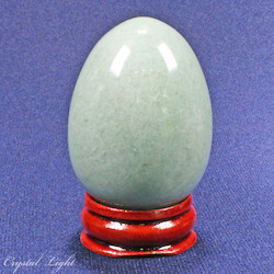 China, glassware and earthenware wholesaling: Green Aventurine Egg