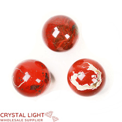 China, glassware and earthenware wholesaling: Red Jasper Sphere 40mm