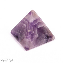 Chevron Amethyst Pyramid