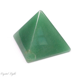 China, glassware and earthenware wholesaling: Green Aventurine Pyramid