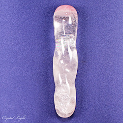 Clear Quartz With Rose Quartz Large Wand