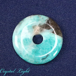 Amazonite Donut Pendant