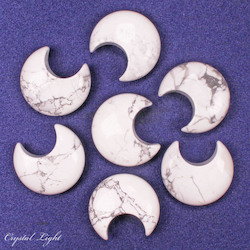 Howlite Crescent