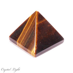 China, glassware and earthenware wholesaling: Tigers Eye Pyramid