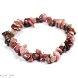 Rhodonite Chip Bracelet