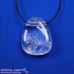 Clear Quartz Tumble Pendant