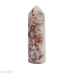 Quartz with Pink Tourmaline Polished Point