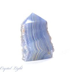 Blue Lace Agate Polished Point