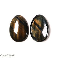 China, glassware and earthenware wholesaling: Blue Tiger Eye Thumbstone