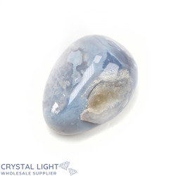 China, glassware and earthenware wholesaling: Blue Chalcedony Tumble