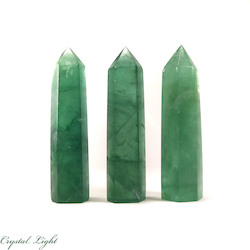 Green Fluorite Point