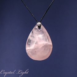 Rose Quartz Drop Necklace