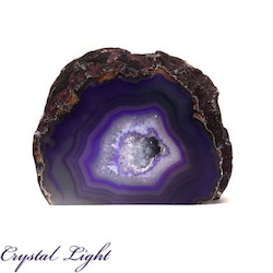 Purple Agate Cut Base