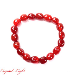 Red Agate Tumble Bracelet