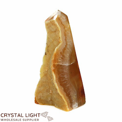 China, glassware and earthenware wholesaling: Agate Druse Obelisk