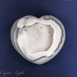 Agate Druse Heart