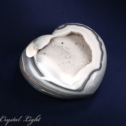 Agate Druse Heart