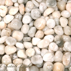 China, glassware and earthenware wholesaling: White Moonstone Tumble (Small)