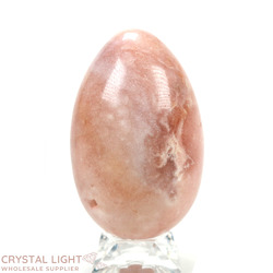 China, glassware and earthenware wholesaling: Pink Amethyst Egg