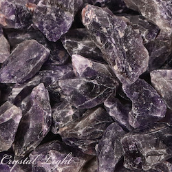 China, glassware and earthenware wholesaling: Dark Amethyst Rough /250g