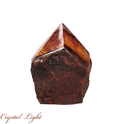 Red Tigers Eye Cut Base Point