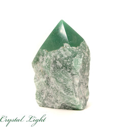 China, glassware and earthenware wholesaling: Green Aventurine Cut Base Point