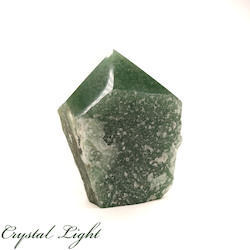 China, glassware and earthenware wholesaling: Green Aventurine Cut Base Point