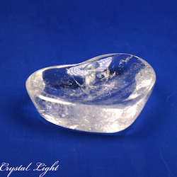 China, glassware and earthenware wholesaling: Clear Quartz Heart Dish (Single)