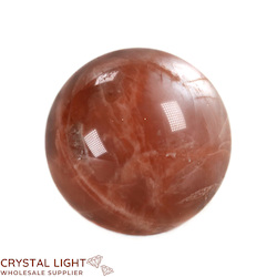 China, glassware and earthenware wholesaling: Peach Moonstone Sphere /33mm