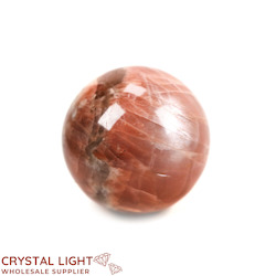 China, glassware and earthenware wholesaling: Peach Moonstone Sphere /38mm