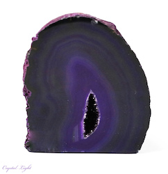 Purple Agate Cut Base