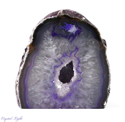 Purple Agate Cut Base