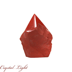 Red Jasper Cut Base Point