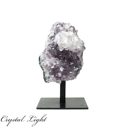 China, glassware and earthenware wholesaling: Amethyst Druse on Stand