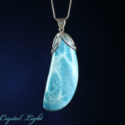 China, glassware and earthenware wholesaling: Larimar Pendant Large