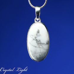 China, glassware and earthenware wholesaling: Howlite Pendant